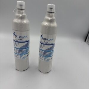 2 Pack New FilterLogic FL-RF20 Refrigerator Water Filter Replacement Cartridges